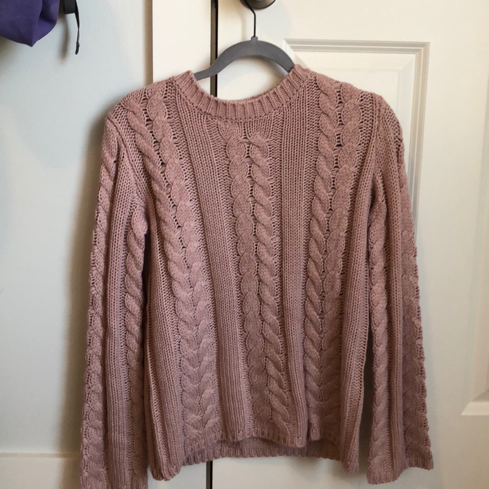 Pink sweater